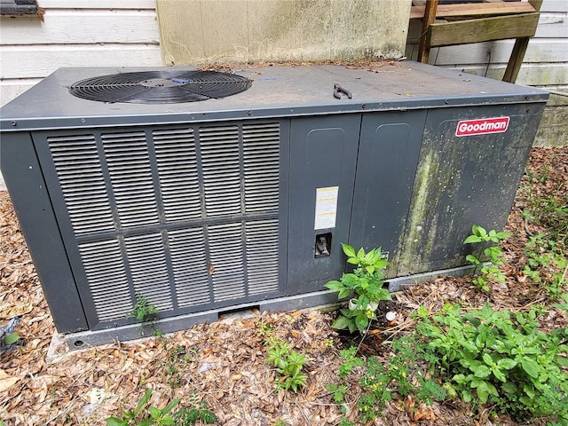 exterior details featuring central AC unit