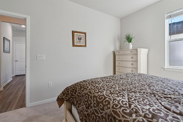 bedroom featuring carpet floors