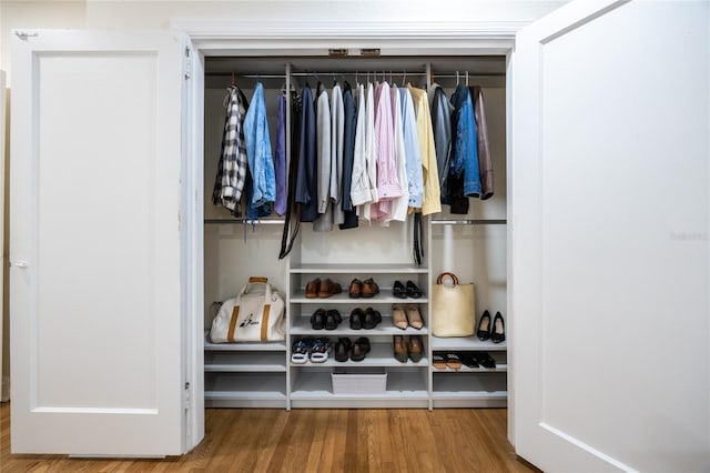 view of closet