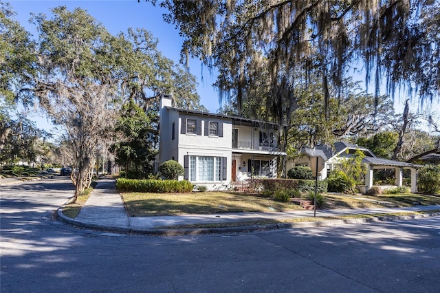 view of front of home