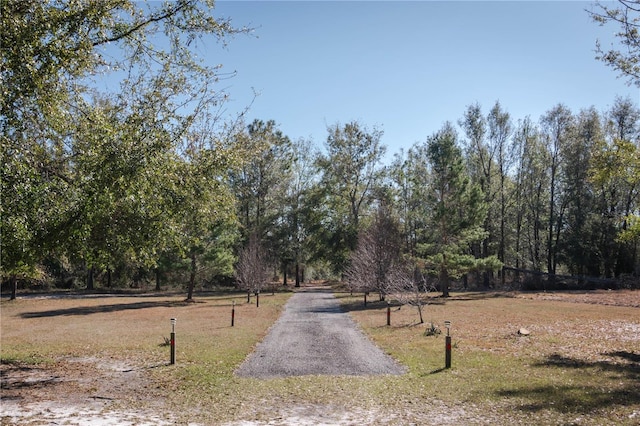 view of road