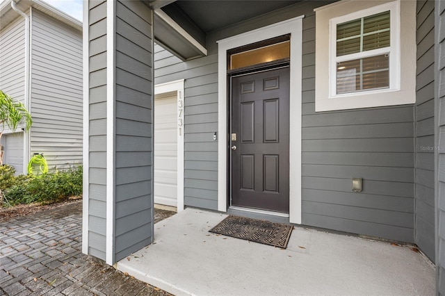 view of entrance to property