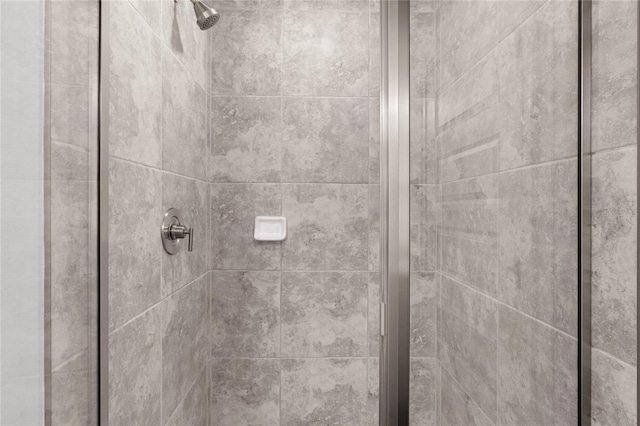 details with tiled shower