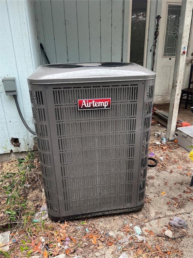 exterior details featuring central air condition unit