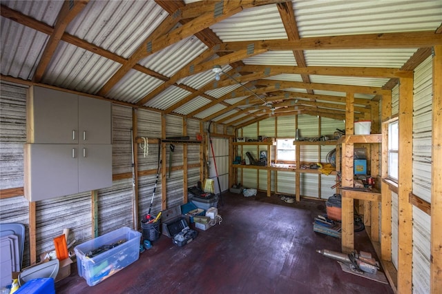 view of storage room