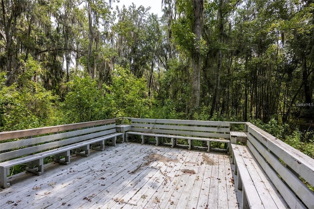 view of deck