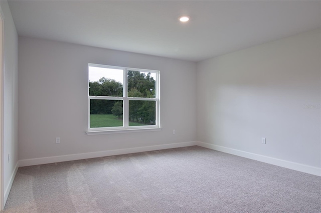 empty room with carpet floors