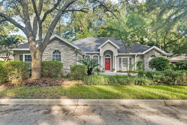 view of ranch-style home