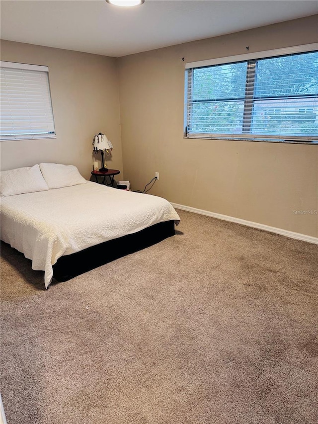 bedroom featuring carpet flooring