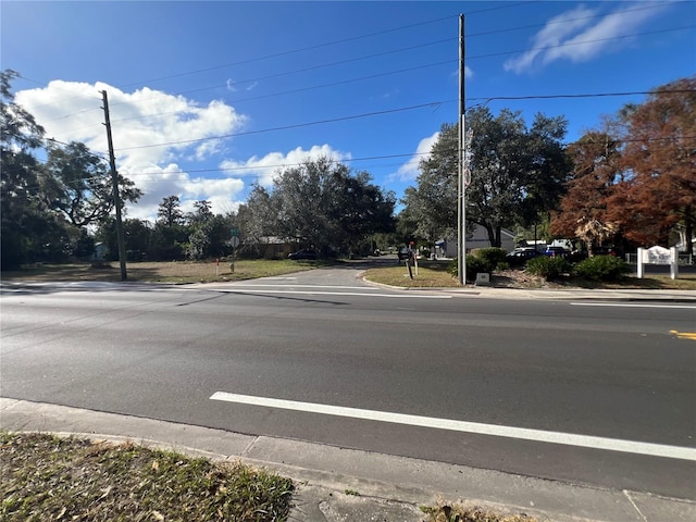 view of road