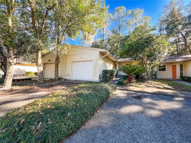 ranch-style house with a garage