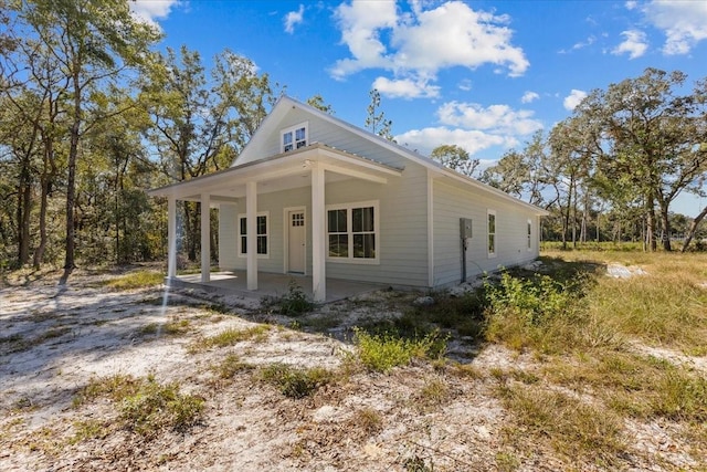 view of side of property