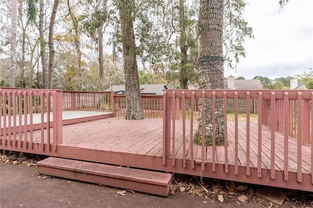 view of deck