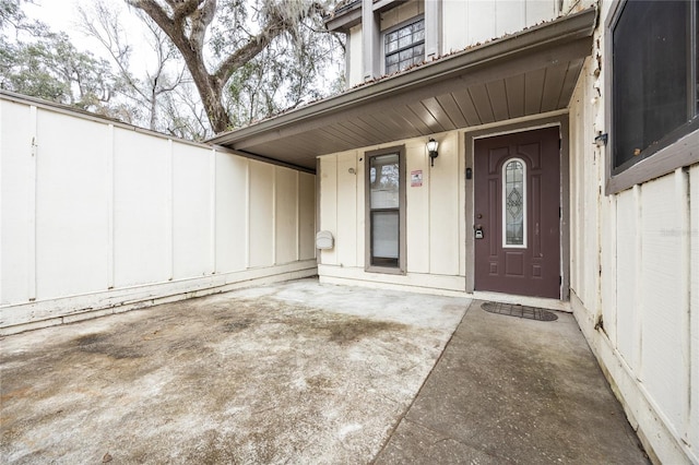 view of entrance to property