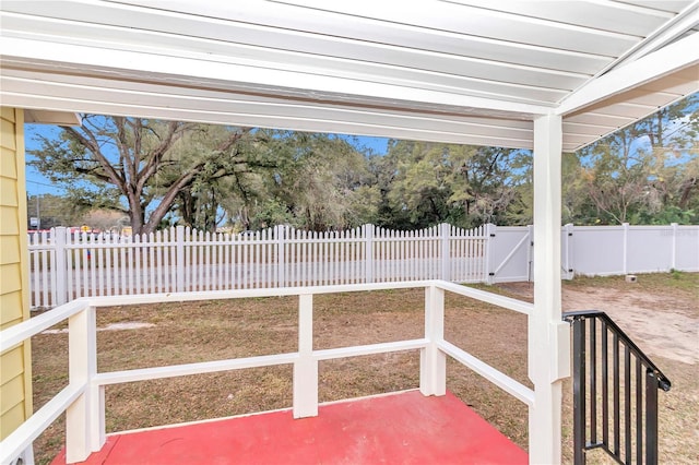 view of patio / terrace