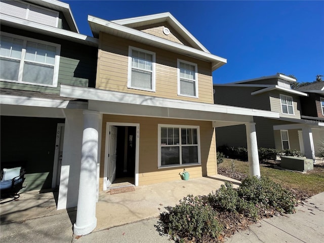 view of rear view of property