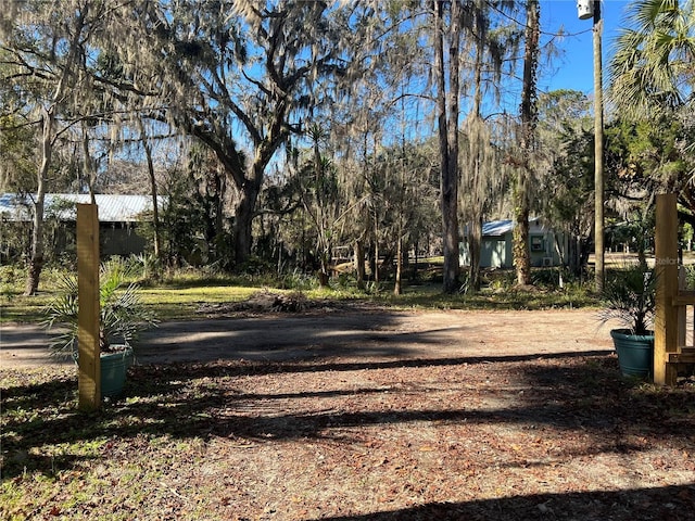 view of road