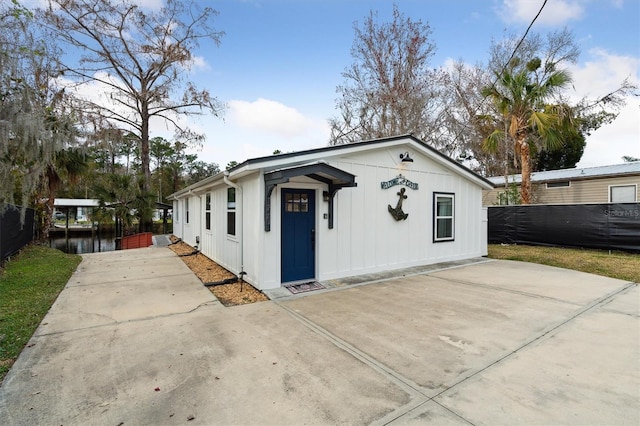 view of front of home