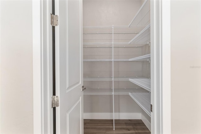 view of pantry