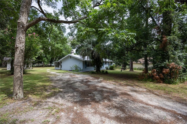 view of side of property