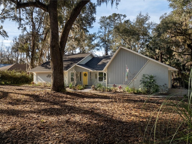 view of ranch-style home