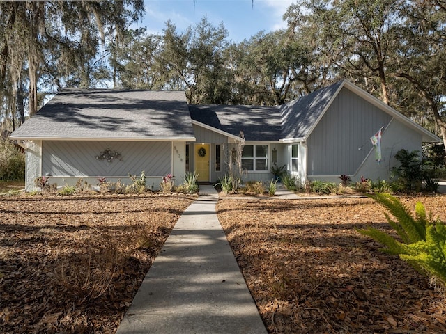 view of ranch-style home