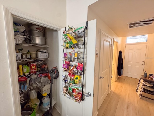 view of pantry