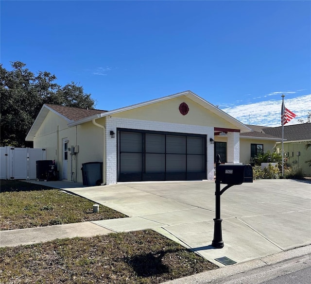 ranch-style house with a garage