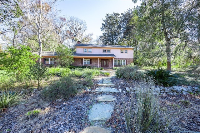 view of front of home