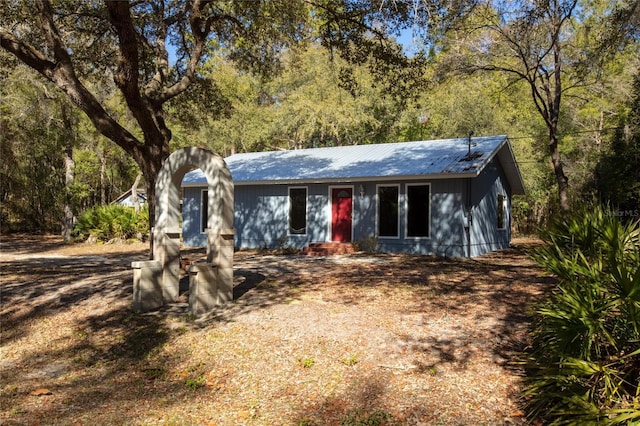 view of ranch-style home