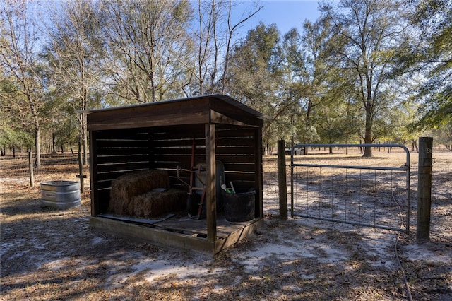 view of outdoor structure