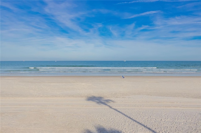 property view of water with a view of the beach