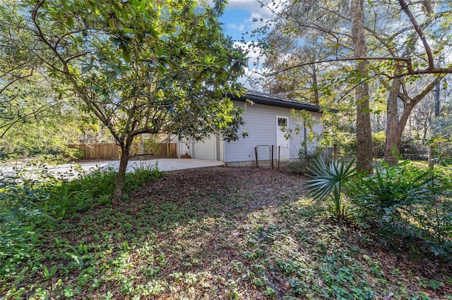 view of home's exterior with a patio