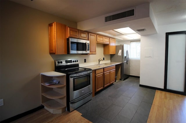 kitchen featuring sink and stainless steel appliances