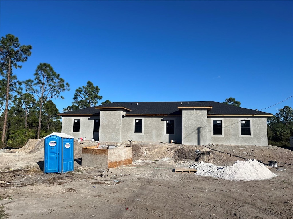 view of rear view of property