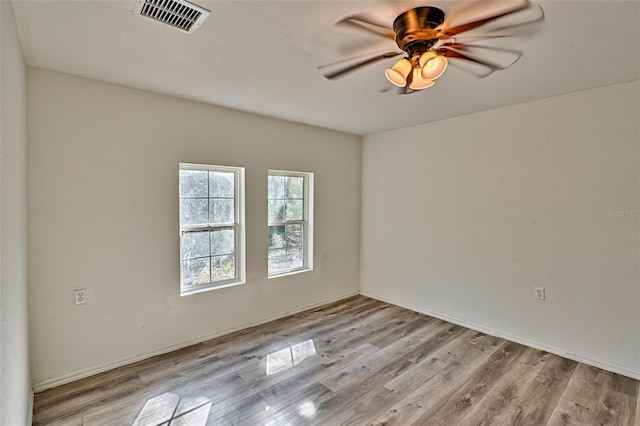 300 S US Highway 129, Bell, FL 32619 - spare room with ceiling fan and light wood-type flooring
