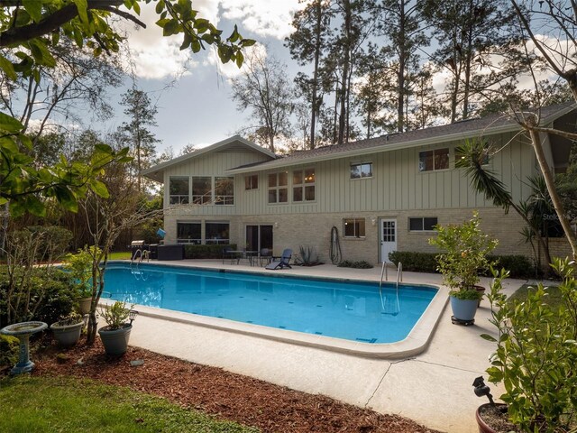 pool featuring a patio