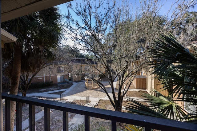 balcony featuring a patio