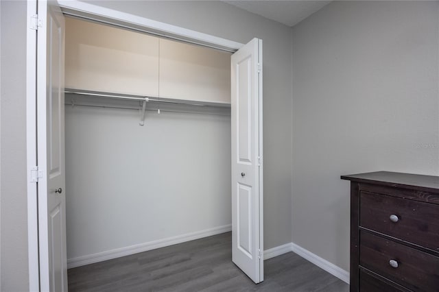 view of closet