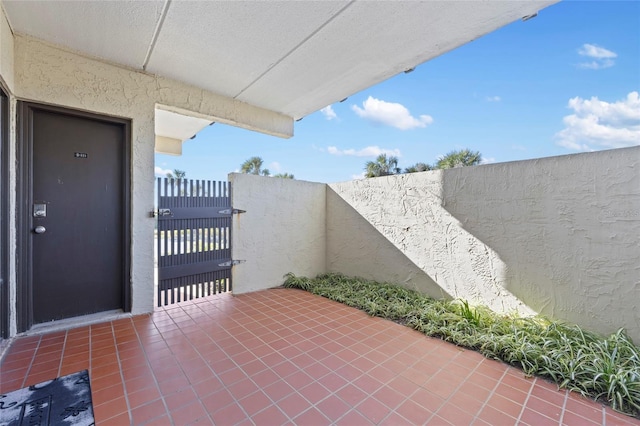 view of patio