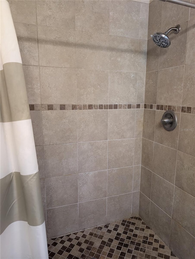 bathroom with walk in shower