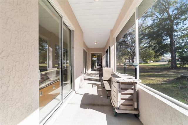 sunroom featuring a wealth of natural light