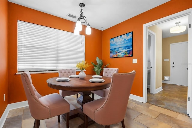 view of dining room