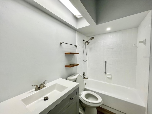 2820 NW 39th Ter, Gainesville, FL 32606 - full bath featuring shower / washtub combination, toilet, and vanity
