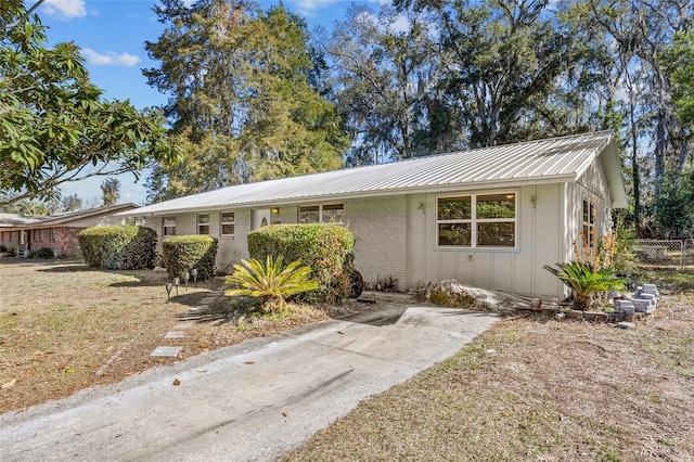 view of ranch-style house