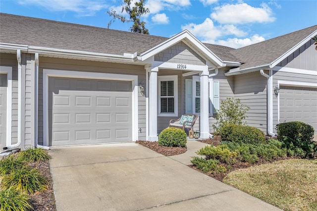 ranch-style house with a garage