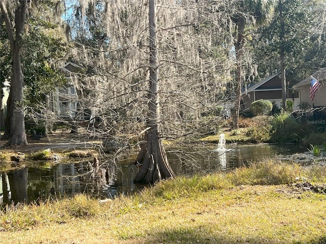 view of nature featuring a water view