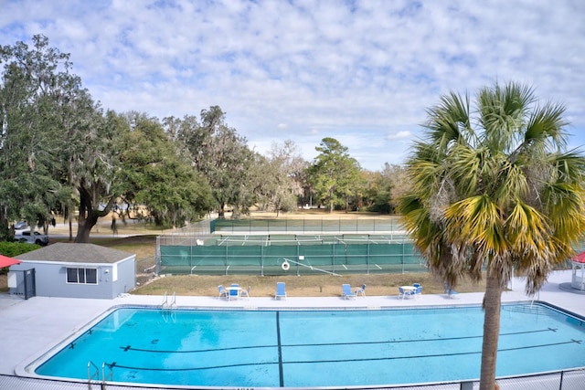 view of pool