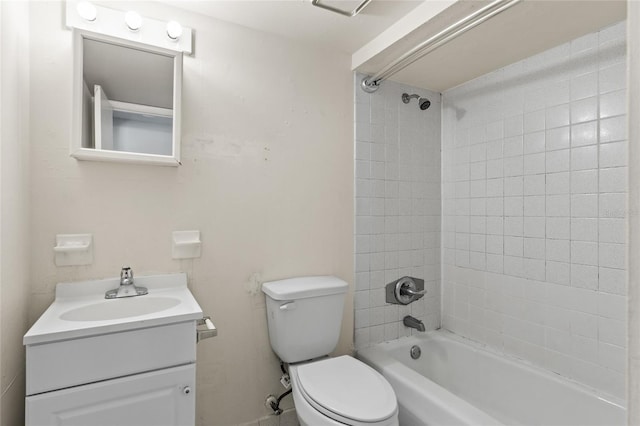 1700 SW 16th Ct Unit J-23, Gainesville, FL 32608 - bathroom with toilet, shower / bath combination, vanity, and baseboards