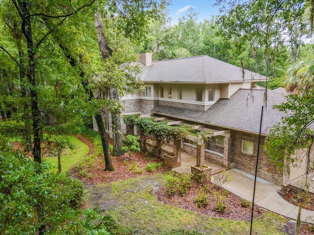 view of front of home